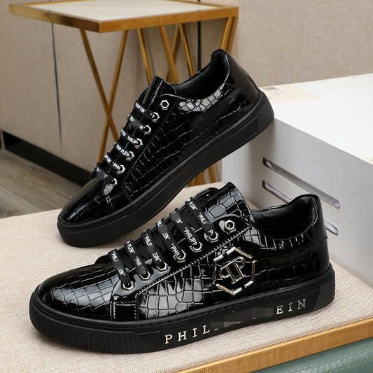 SOLA PP Leather Casual Sneakers – Unisex Low-Top