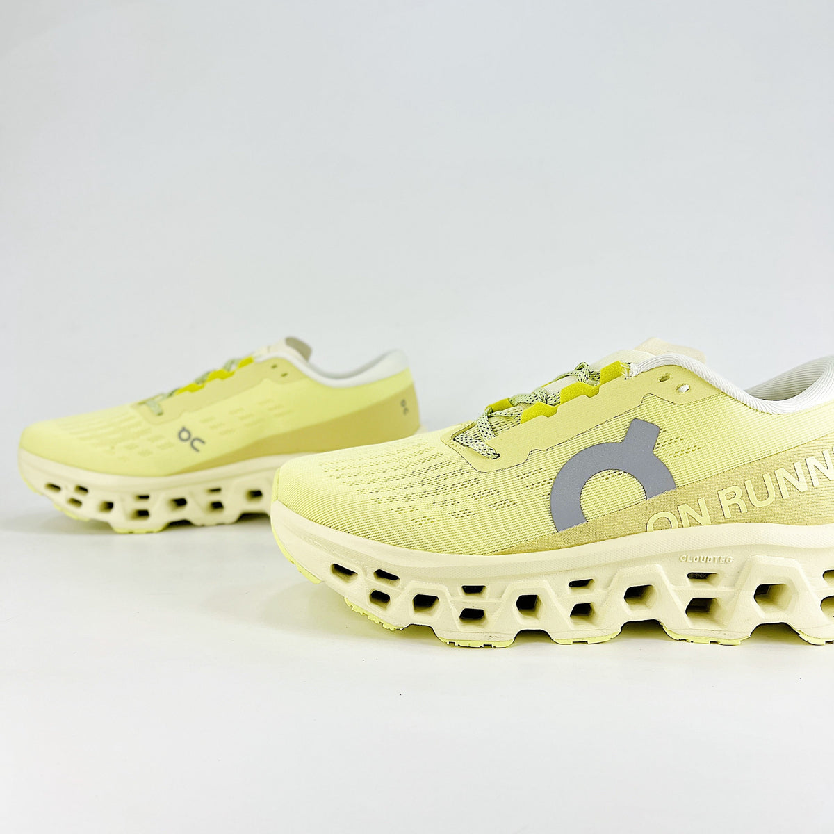 On Cloudmonster 3 – Unisex Lightweight Breathable Maximum Cushioning Running Shoes | Lemon Yellow & Cream