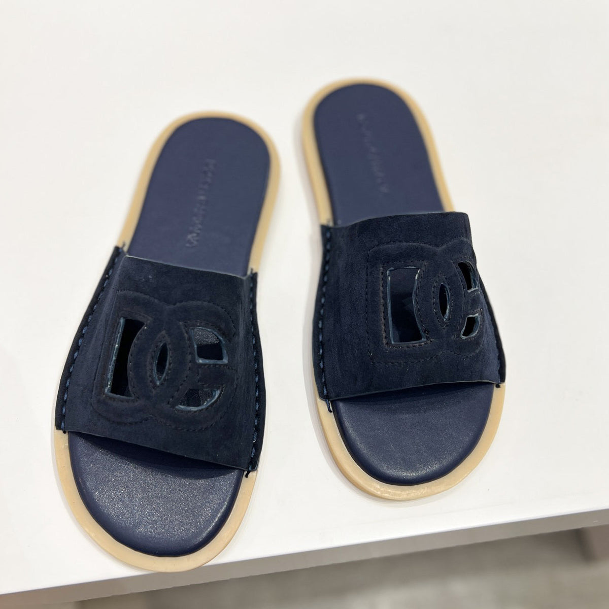 D*G 2026 Premium Leather Casual Slippers - Designer Men's Slides in 6 Colors