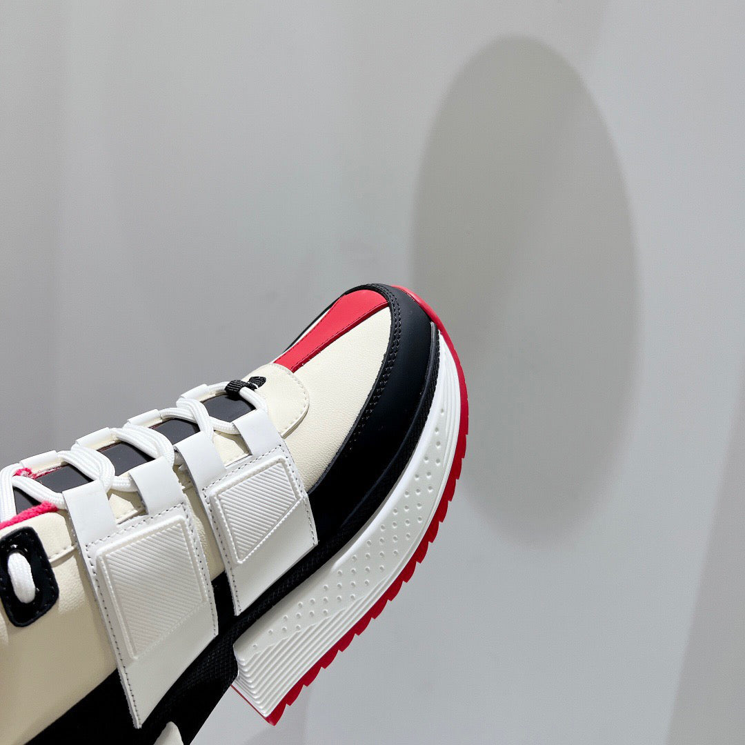 D*G 2026 Premium Leather Casual Sneakers - Designer Men's Shoes in 3 Colors