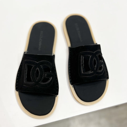 D*G 2026 Premium Leather Casual Slippers - Designer Men's Slides in 6 Colors