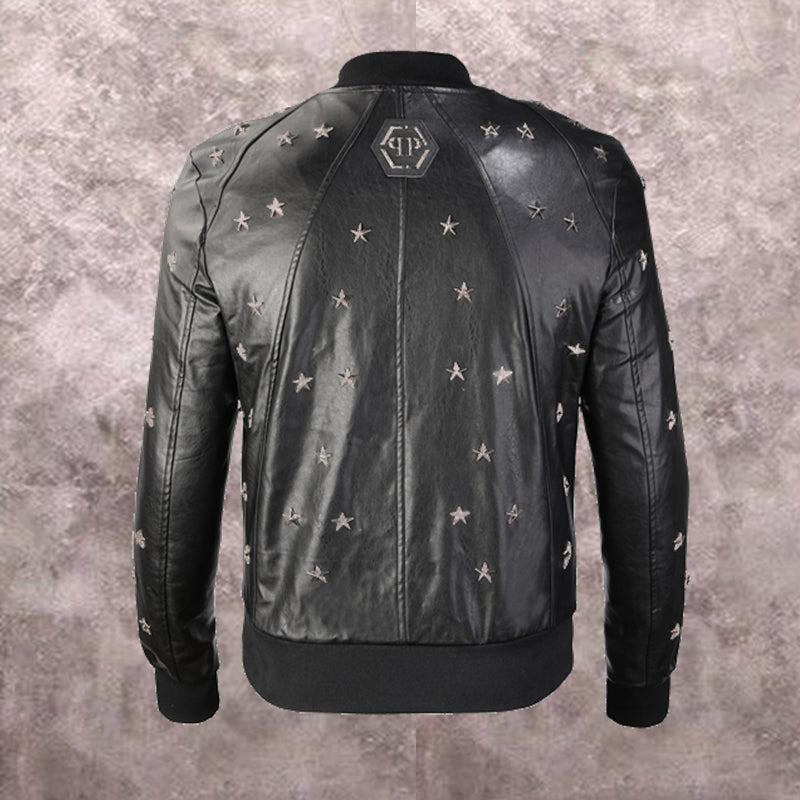 NEW-PP Leather Jacket