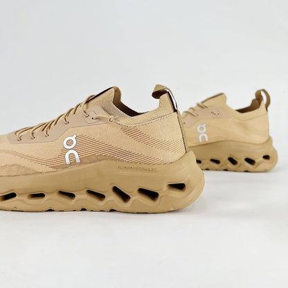 Loewe × On Cloudsolo – Unisex Lightweight Breathable Luxury Collaborative Running Shoes | Sand & Wheat