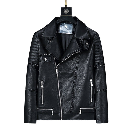 NEW-PP Leather Jacket