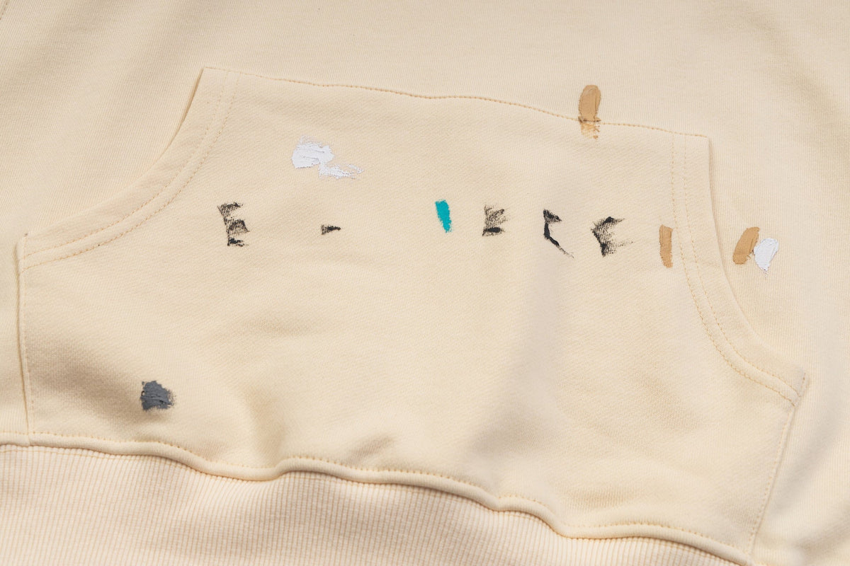 Gallery Dept.Embroidery letters logo splash ink printing Hoodies
