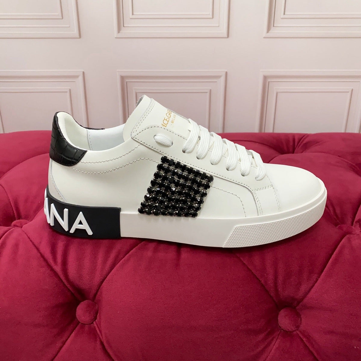 D*G 2026 Premium Leather Casual Sneakers - Designer Unisex Shoes in 2 Colors