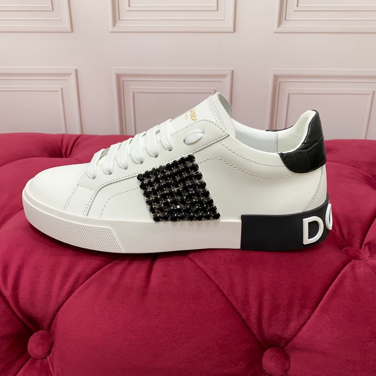 D*G 2026 Premium Leather Casual Sneakers - Designer Unisex Shoes in 2 Colors