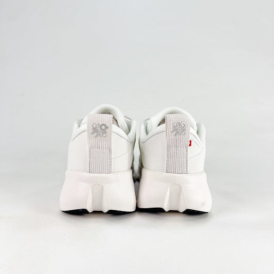 Loewe × On Cloudsolo – Unisex Lightweight Breathable Luxury Collaborative Running Shoes | White & Pearl Silver