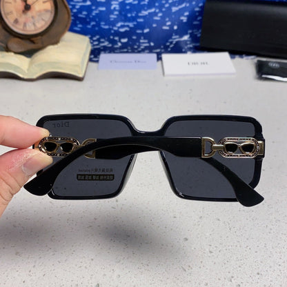 D**R Oversized Square Sunglasses | Chain-Link Bridge | 4 Colorways