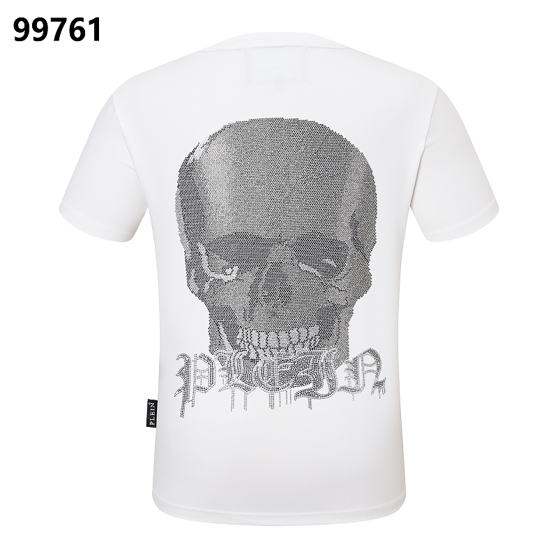P**P Men's Wedding Guest Logo Emblem T-Shirt | Black White