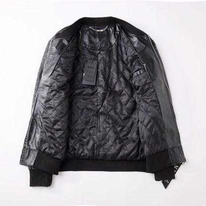 NEW-PP Leather Jacket