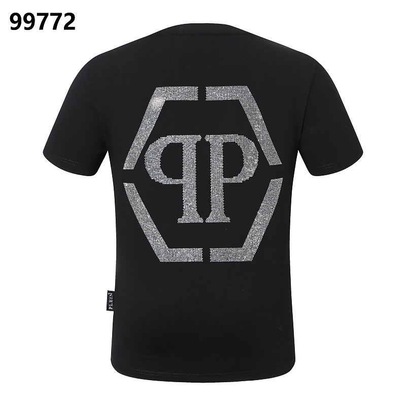P**P Men's Collector's Edition Logo Emblem T-Shirt | Black White