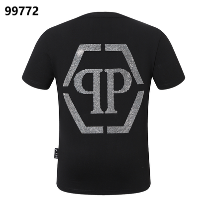 P**P Men's Collector's Edition Logo Emblem T-Shirt | Black White
