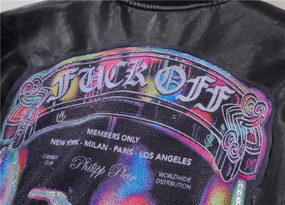 NEW-PP Leather Jacket