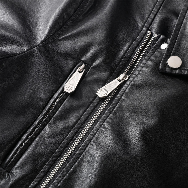 NEW-PP Leather Jacket
