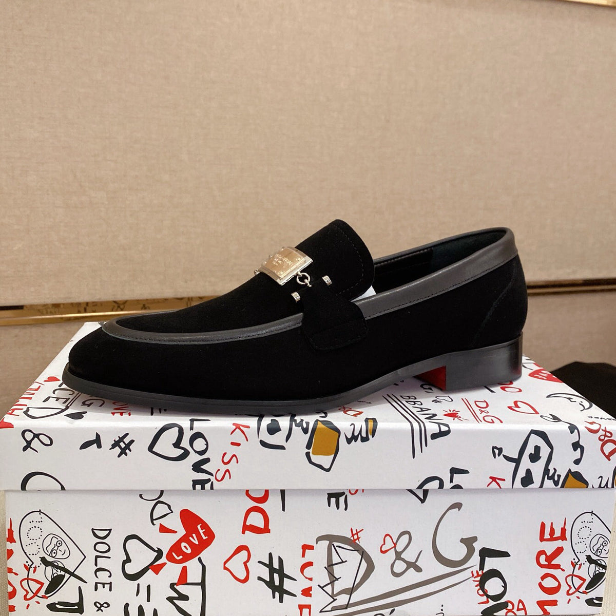 D*G 2026 Premium Leather Casual Sneakers - Designer Men's Shoes in 5 Colors
