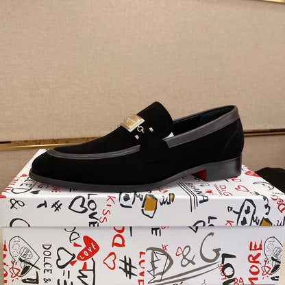 D*G 2026 Premium Leather Casual Sneakers - Designer Men's Shoes in 5 Colors