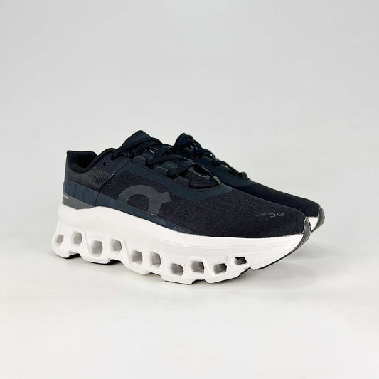 On Cloudmonster – Unisex Lightweight Breathable Supportive Maximum Cushioning Running Shoes | Black & White