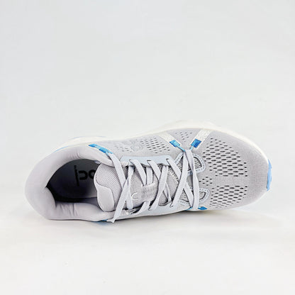 On Cloudsurfer 2 – Unisex Lightweight Breathable Soft Cushioned Road Running Shoes | White & Pearl Gray
