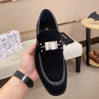D*G 2026 Premium Leather Casual Sneakers - Designer Men's Shoes in 5 Colors