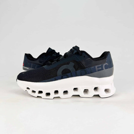 On Cloudmonster – Unisex Lightweight Breathable Supportive Maximum Cushioning Running Shoes | Black & White