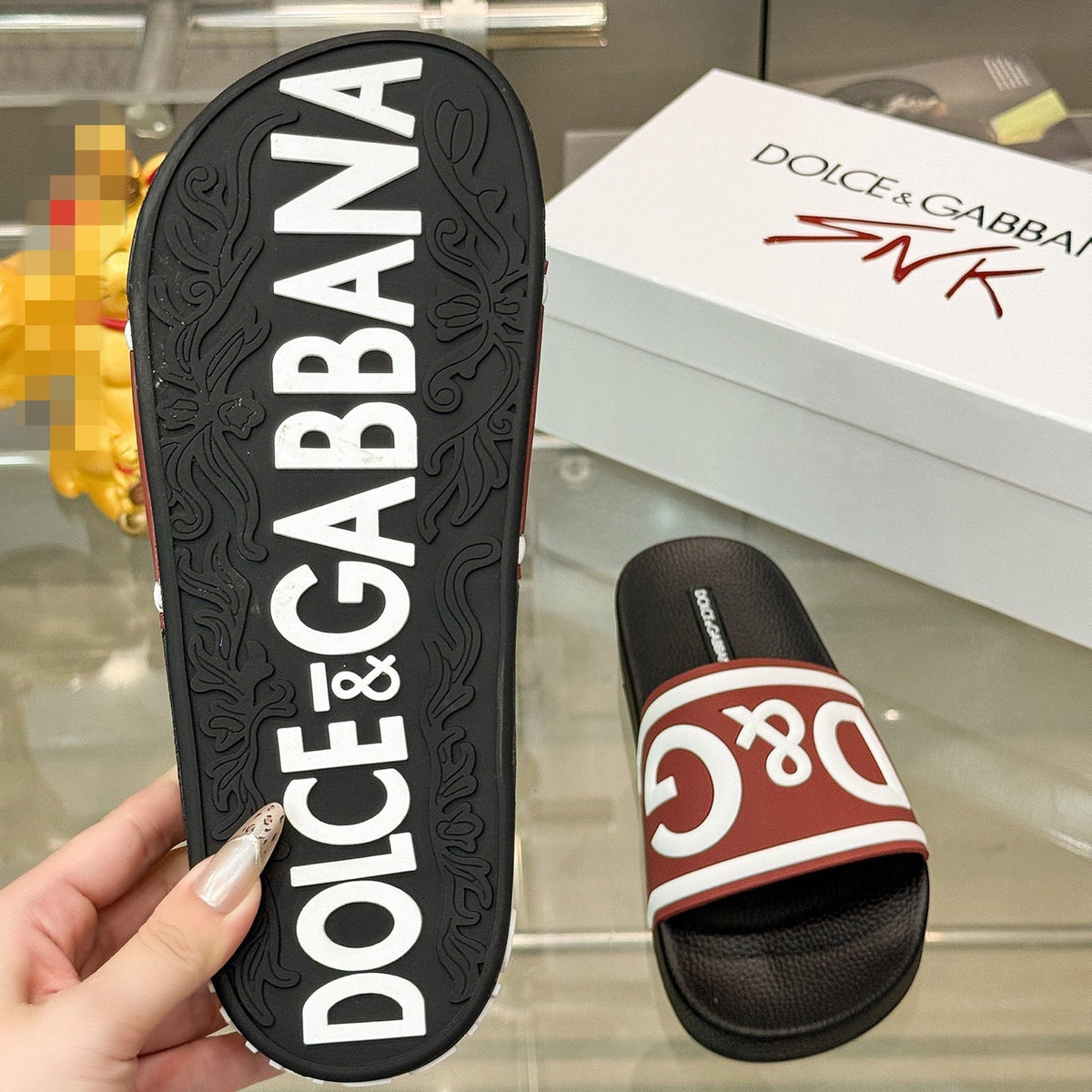 D*G 2026 Premium Leather Casual Slippers - Designer Men's Slides in 4 Styles