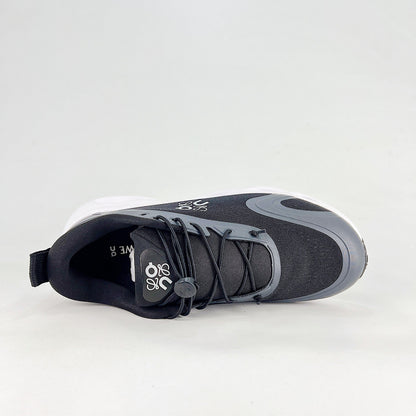 Loewe × On Cloudsolo – Unisex Lightweight Breathable Luxury Collaborative Running Shoes | Black & Charcoal