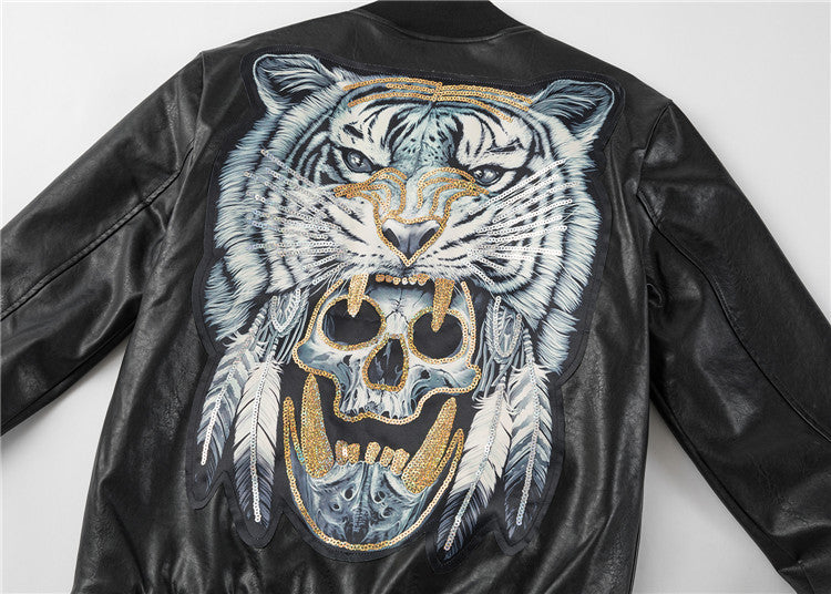 NEW-PP Leather Jacket