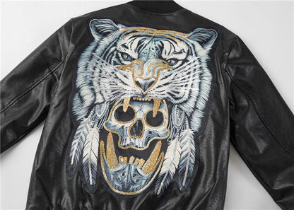 NEW-PP Leather Jacket