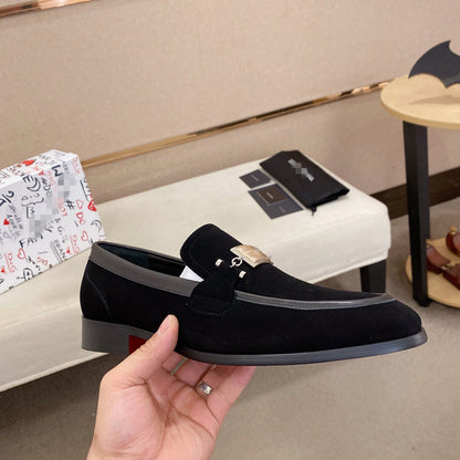 D*G 2026 Premium Leather Casual Sneakers - Designer Men's Shoes in 5 Colors