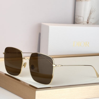 D**R Oversized Square Sunglasses | Silver & Gold Metal Frame, Grey Gradient Lenses | Multiple Colors