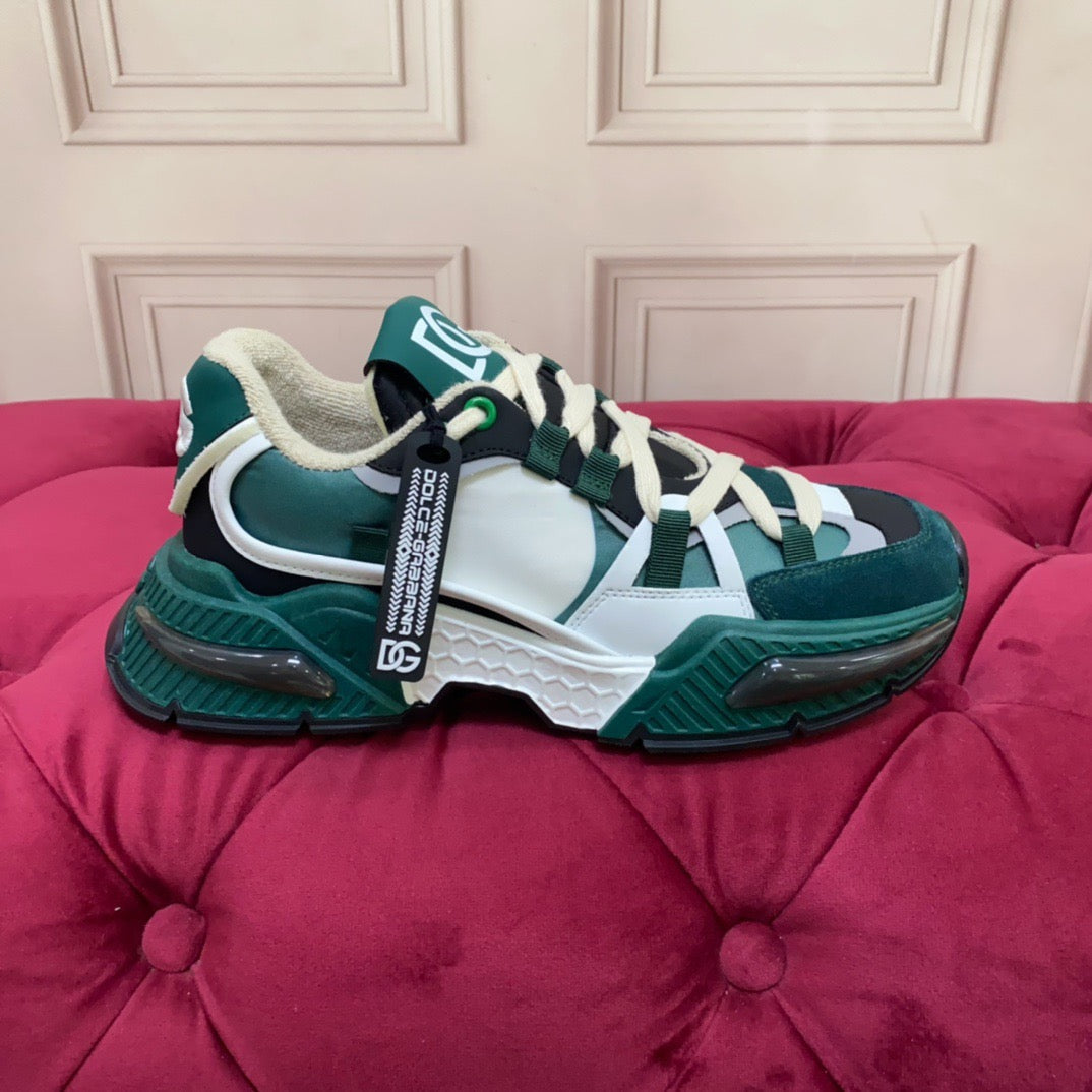 D*G 2026 Luxury Genuine Leather Casual Sneakers - Italian Designer Unisex Shoes
