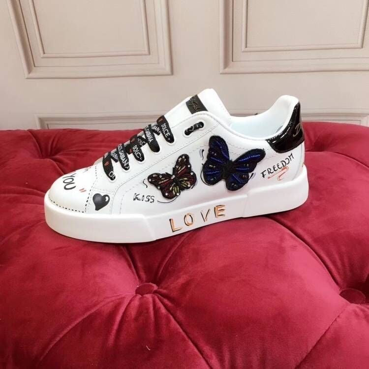 D*G 2026 Luxury Genuine Leather Casual Sneakers - Italian Designer Unisex Shoes