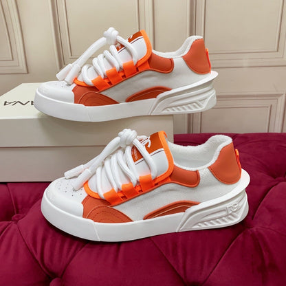 D*G 2026 Premium Leather Casual Sneakers - Designer Unisex Shoes in 5 Colors