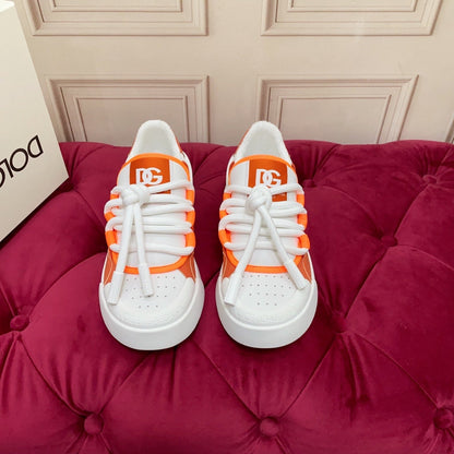 D*G 2026 Premium Leather Casual Sneakers - Designer Unisex Shoes in 5 Colors