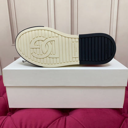 D*G 2026 Luxury Genuine Leather Casual Sneakers - Italian Designer Unisex Shoes