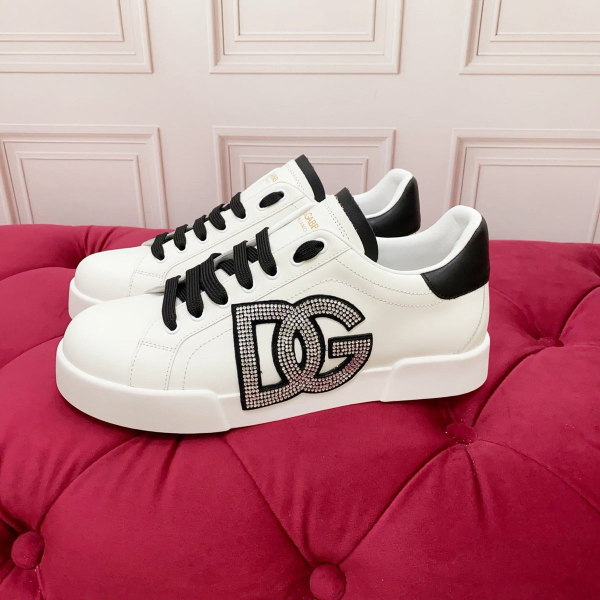 D*G 2026 Luxury Genuine Leather Casual Sneakers - Italian Designer Unisex Shoes