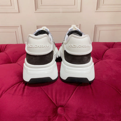 D*G 2026 Luxury Genuine Leather Casual Sneakers - Italian Designer Unisex Shoes