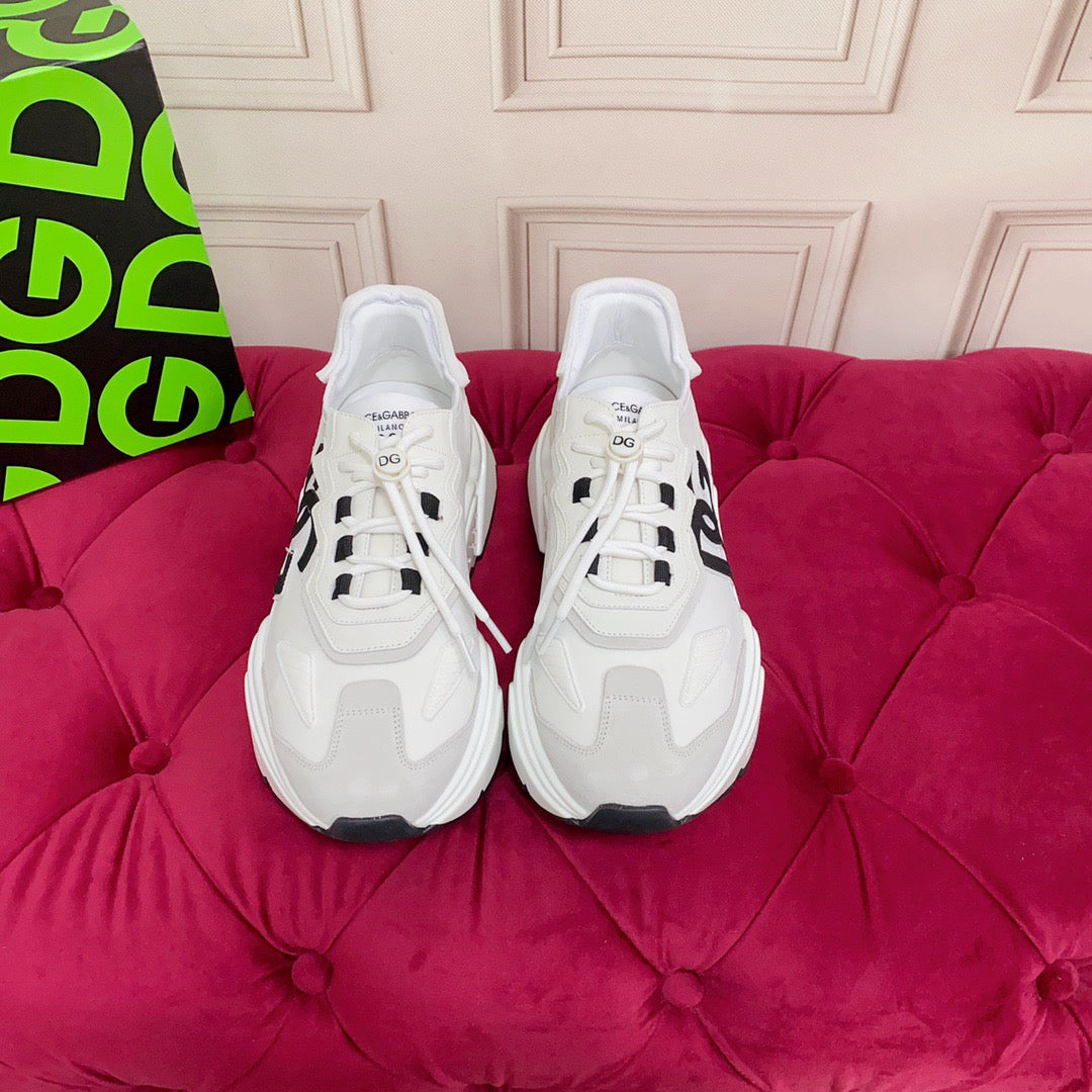 D*G 2026 Premium Leather Casual Sneakers - Designer Unisex Shoes in 5 Colors