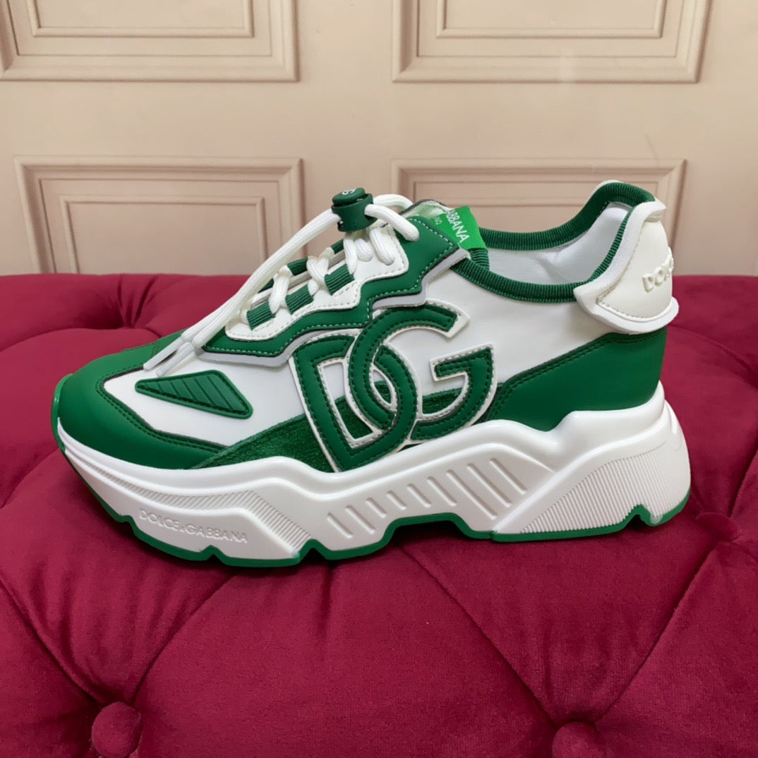 D*G 2026 Premium Leather Casual Sneakers - Designer Unisex Shoes in 4 Colors