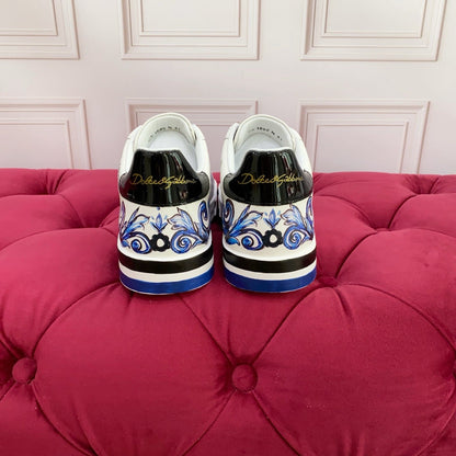 D*G 2026 Premium Leather Casual Sneakers - Designer Unisex Shoes in 2 Styles