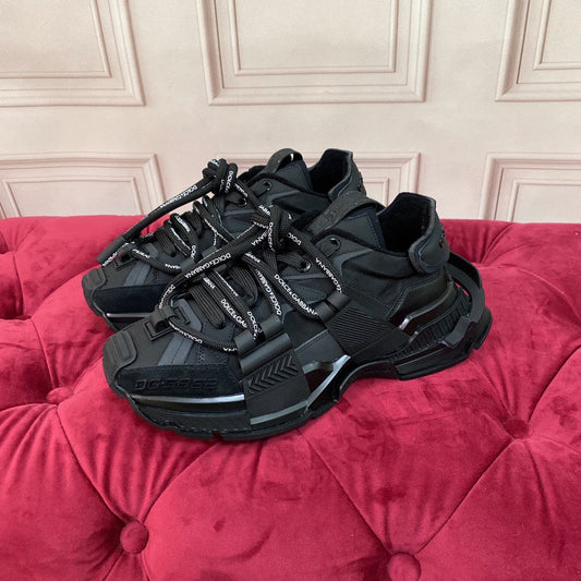 D*G 2026 Premium Leather Casual Sneakers - Designer Unisex Shoes in 4 Colors