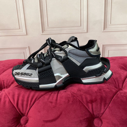 D*G 2026 Premium Leather Casual Sneakers - Designer Unisex Shoes in 4 Colors