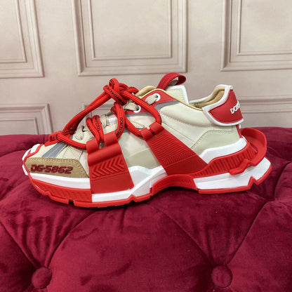 D*G 2026 Premium Leather Casual Sneakers - Designer Unisex Shoes in 4 Colors