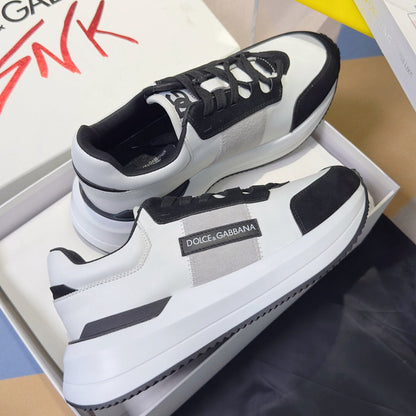 D*G 2026 Premium Leather Casual Sneakers - Designer Unisex Shoes in 3 Colors
