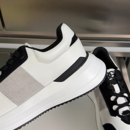 D*G 2026 Premium Leather Casual Sneakers - Designer Unisex Shoes in 3 Colors