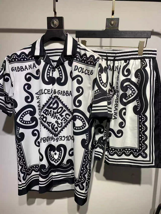 NEW-D*G T-shirt Shorts Set
