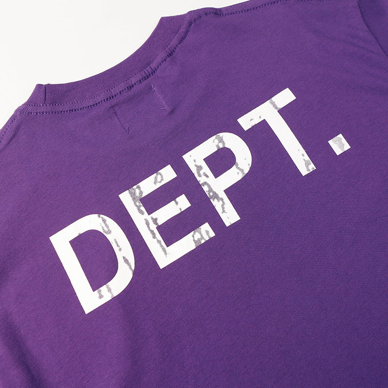 Gallery Dept T-Shirt Purple Loose Fit