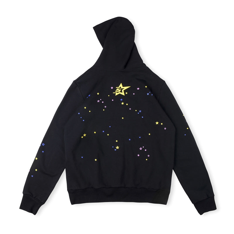 Sp5der Young Thug Punk Hoodie-Black #142