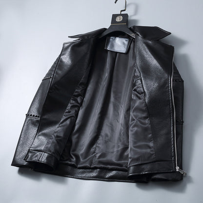 NEW-PP Leather Jacket